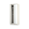 Bramwell Double Mirrored Wardrobe Grey from Roseland Furniture