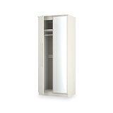 Bramwell Double Mirrored Wardrobe Grey from Roseland Furniture