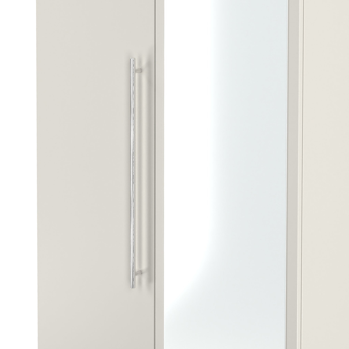 Bramwell Double Mirrored Wardrobe Grey from Roseland Furniture