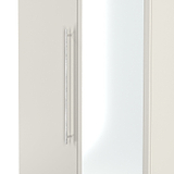 Bramwell Double Mirrored Wardrobe Grey from Roseland Furniture