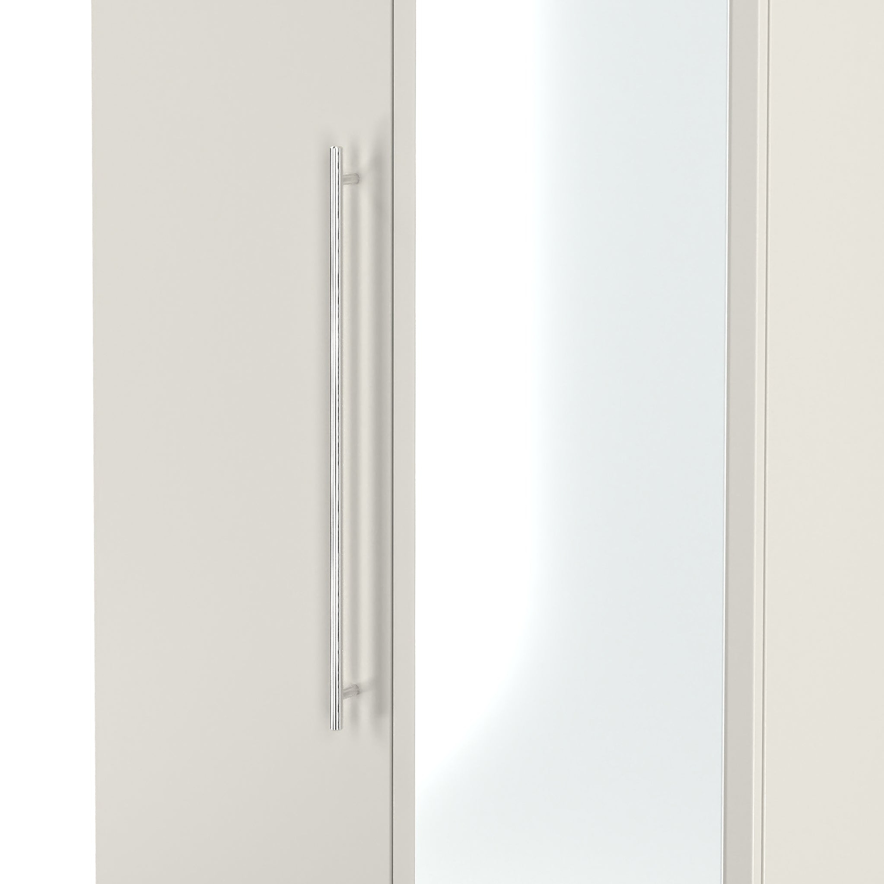 Bramwell Double Mirrored Wardrobe Grey from Roseland Furniture
