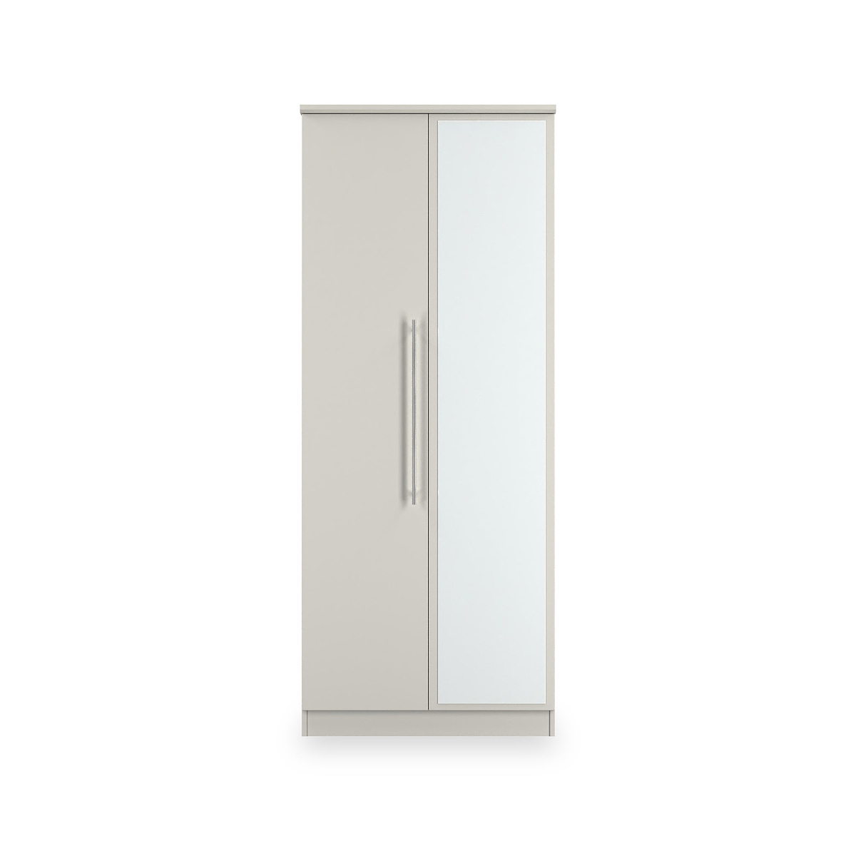 Bramwell Double Mirrored Wardrobe Grey from Roseland Furniture