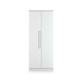 Bramwell Double Mirrored Wardrobe White from Roseland Furniture