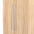 Bramwell 2 Door Small Wardrobe Oak from Roseland Furniture