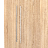 Bramwell 2 Door Small Wardrobe Oak from Roseland Furniture