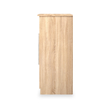 Bramwell 2 Door Small Wardrobe Oak from Roseland Furniture