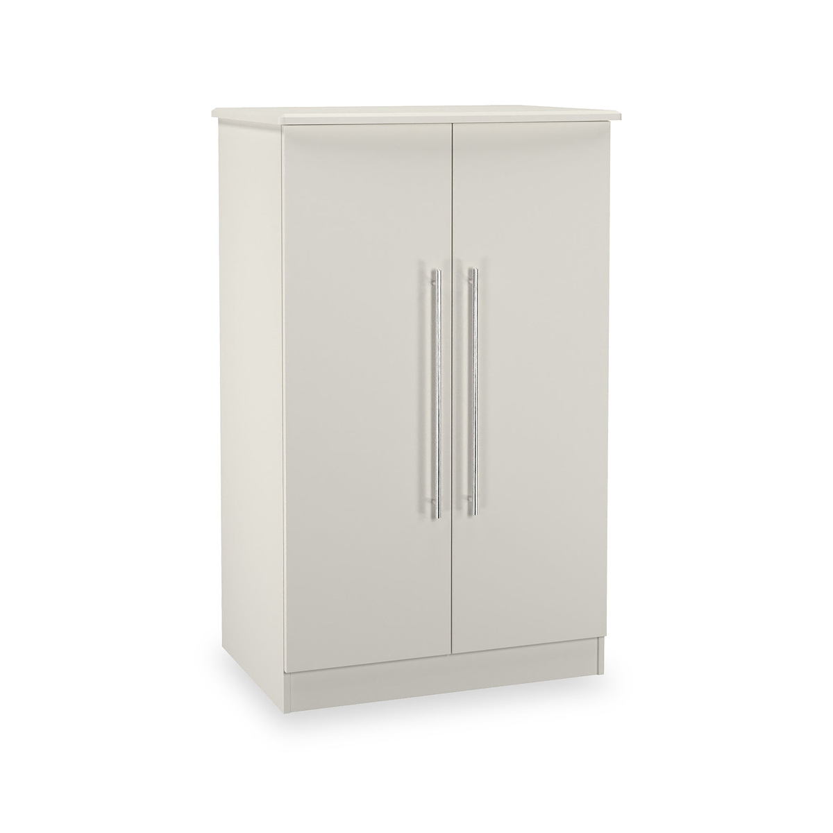 Bramwell 2 Door Small Wardrobe Grey from Roseland Furniture