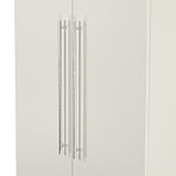 Bramwell 2 Door Small Wardrobe Grey from Roseland Furniture