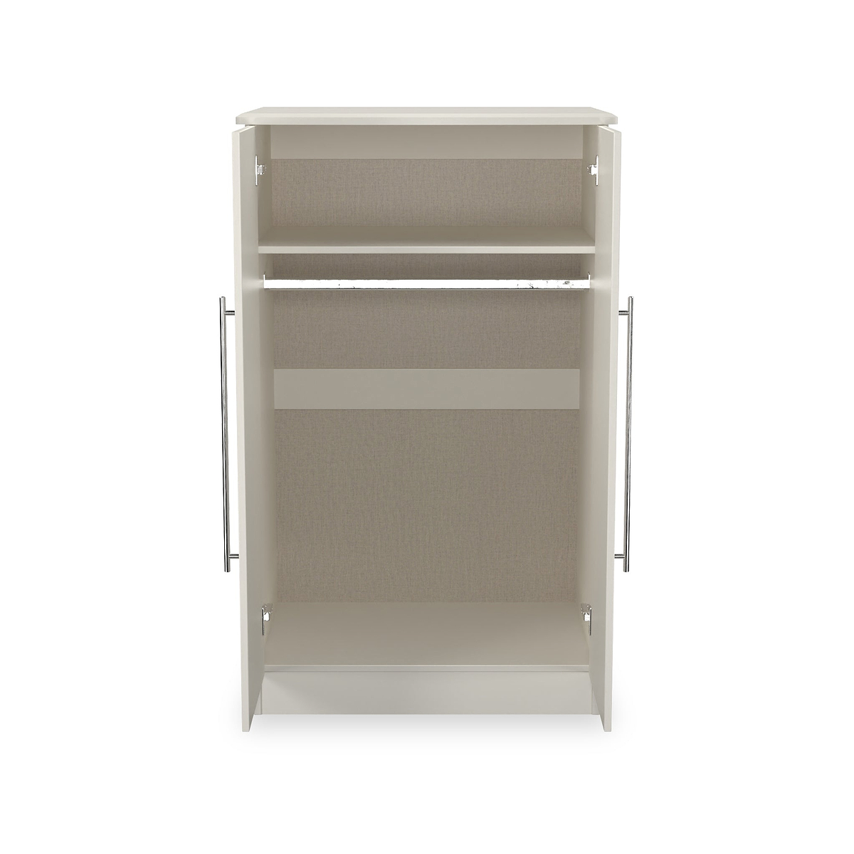 Bramwell 2 Door Small Wardrobe Grey from Roseland Furniture