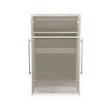 Bramwell 2 Door Small Wardrobe Grey from Roseland Furniture