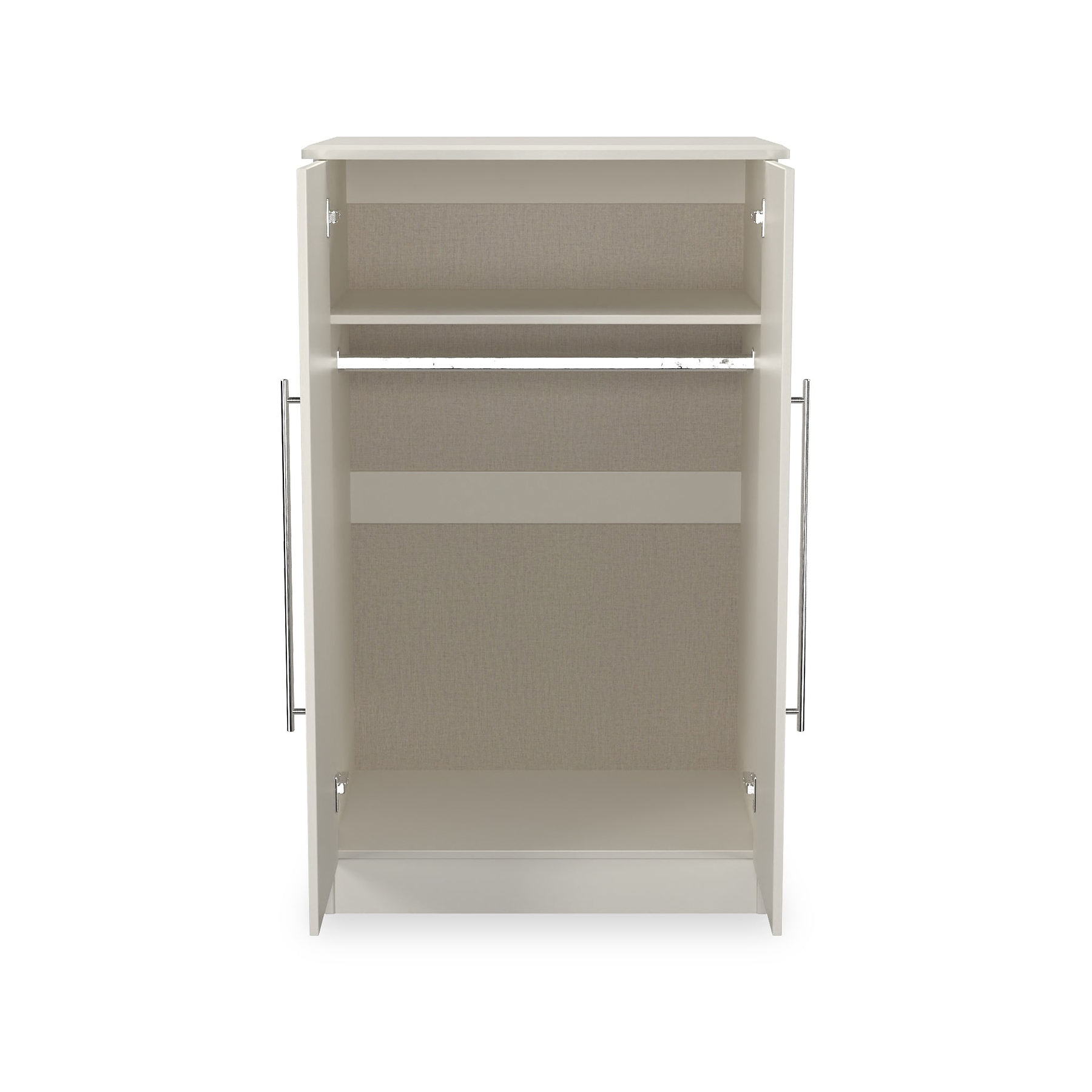 Bramwell 2 Door Small Wardrobe Grey from Roseland Furniture