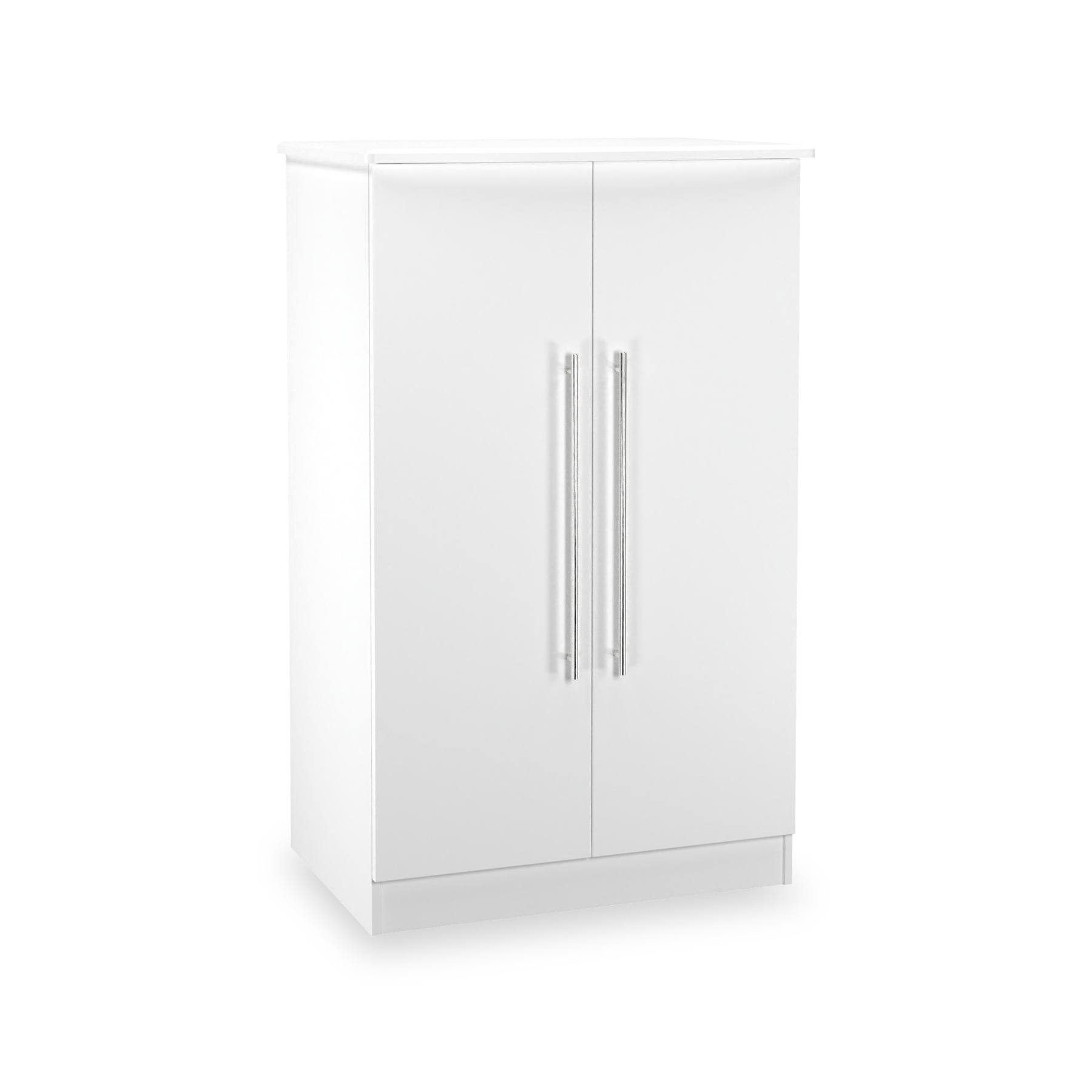 Bramwell 2 Door Small Wardrobe White from Roseland Furniture