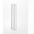 Bramwell 2 Door Small Wardrobe White from Roseland Furniture