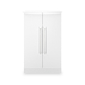 Bramwell 2 Door Small Wardrobe White from Roseland Furniture
