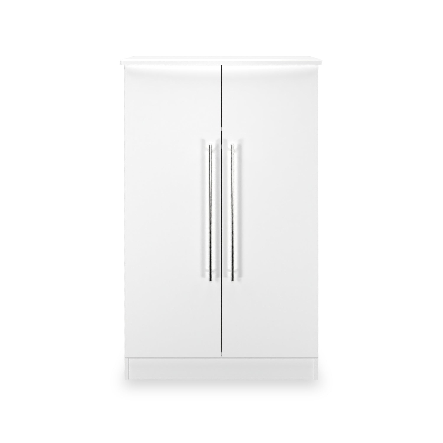 Bramwell 2 Door Small Wardrobe White from Roseland Furniture