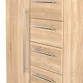 Bramwell Childrens Wardrobe Oak from Roseland Furniture