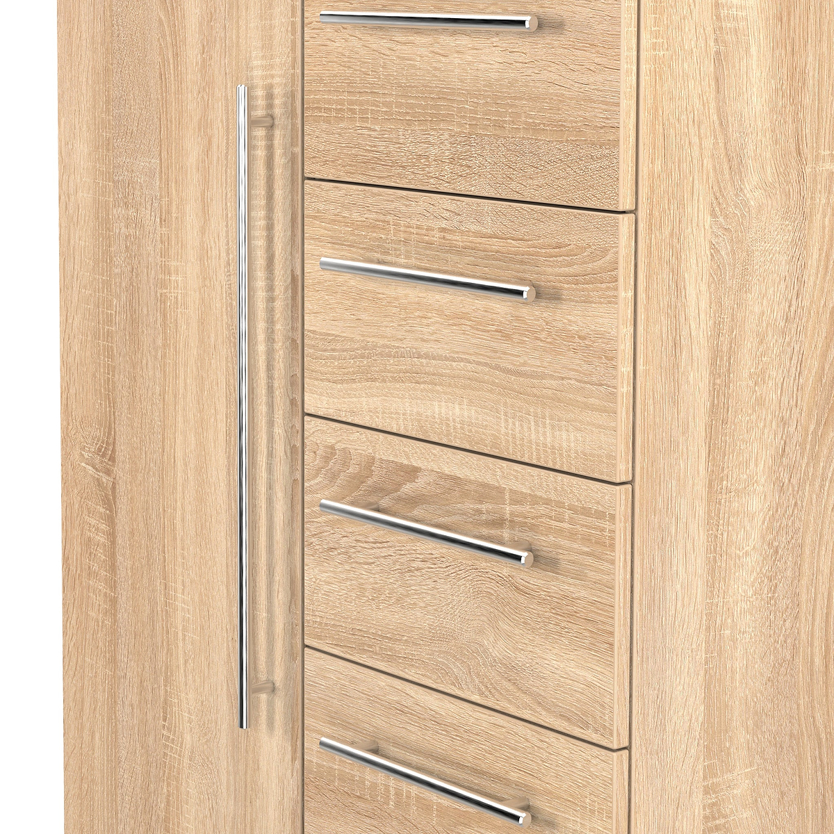 Bramwell Childrens Wardrobe Oak from Roseland Furniture