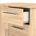 Bramwell Childrens Wardrobe Oak from Roseland Furniture