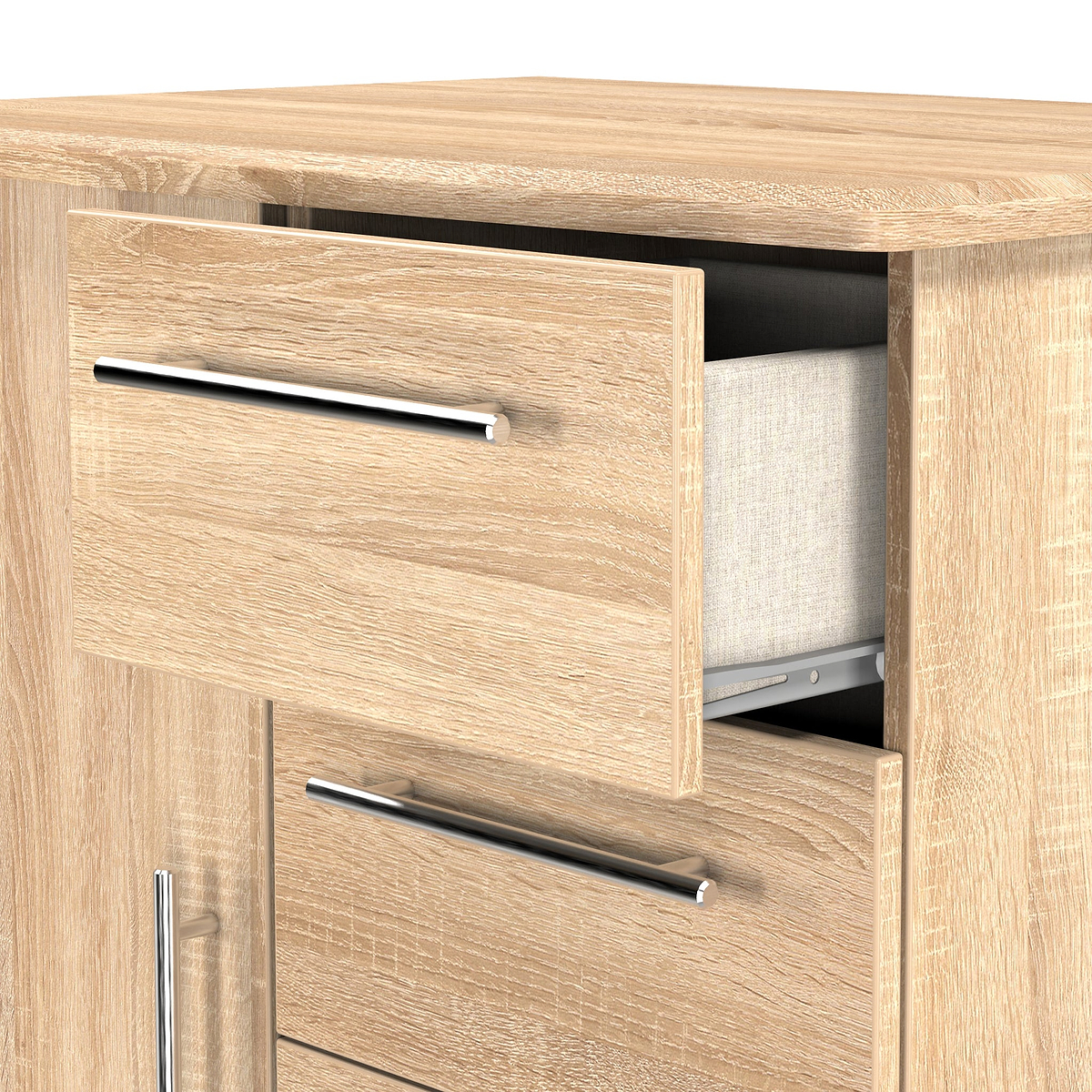 Bramwell Childrens Wardrobe Oak from Roseland Furniture