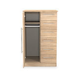 Bramwell Childrens Wardrobe Oak from Roseland Furniture