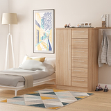 Bramwell Childrens Wardrobe Oak from Roseland Furniture