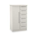 Bramwell Childrens Wardrobe Grey from Roseland Furniture