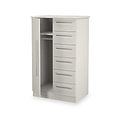 Bramwell Childrens Wardrobe Grey from Roseland Furniture