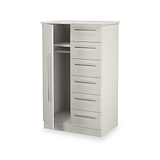 Bramwell Childrens Wardrobe Grey from Roseland Furniture