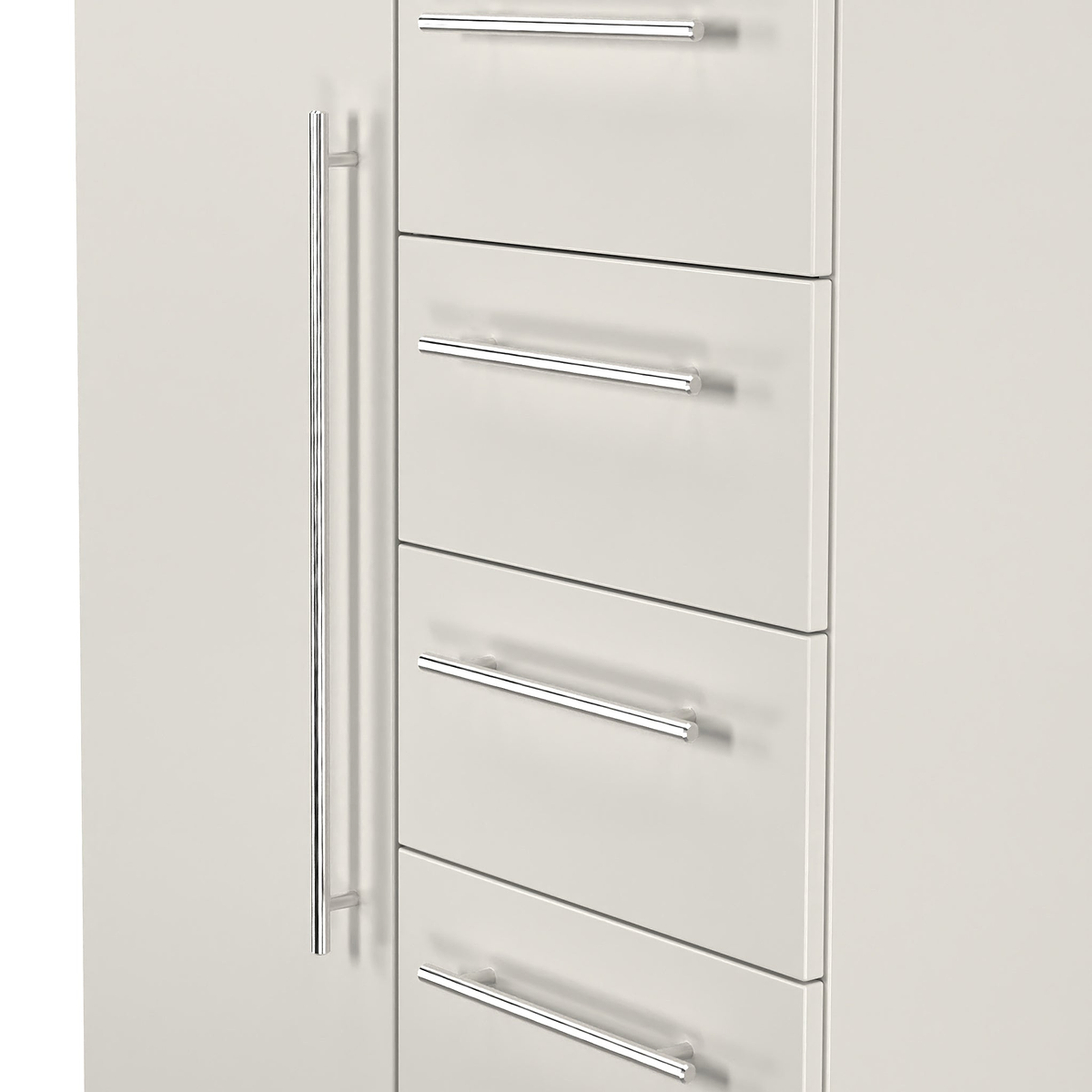 Bramwell Childrens Wardrobe Grey from Roseland Furniture