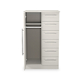 Bramwell Childrens Wardrobe Grey from Roseland Furniture