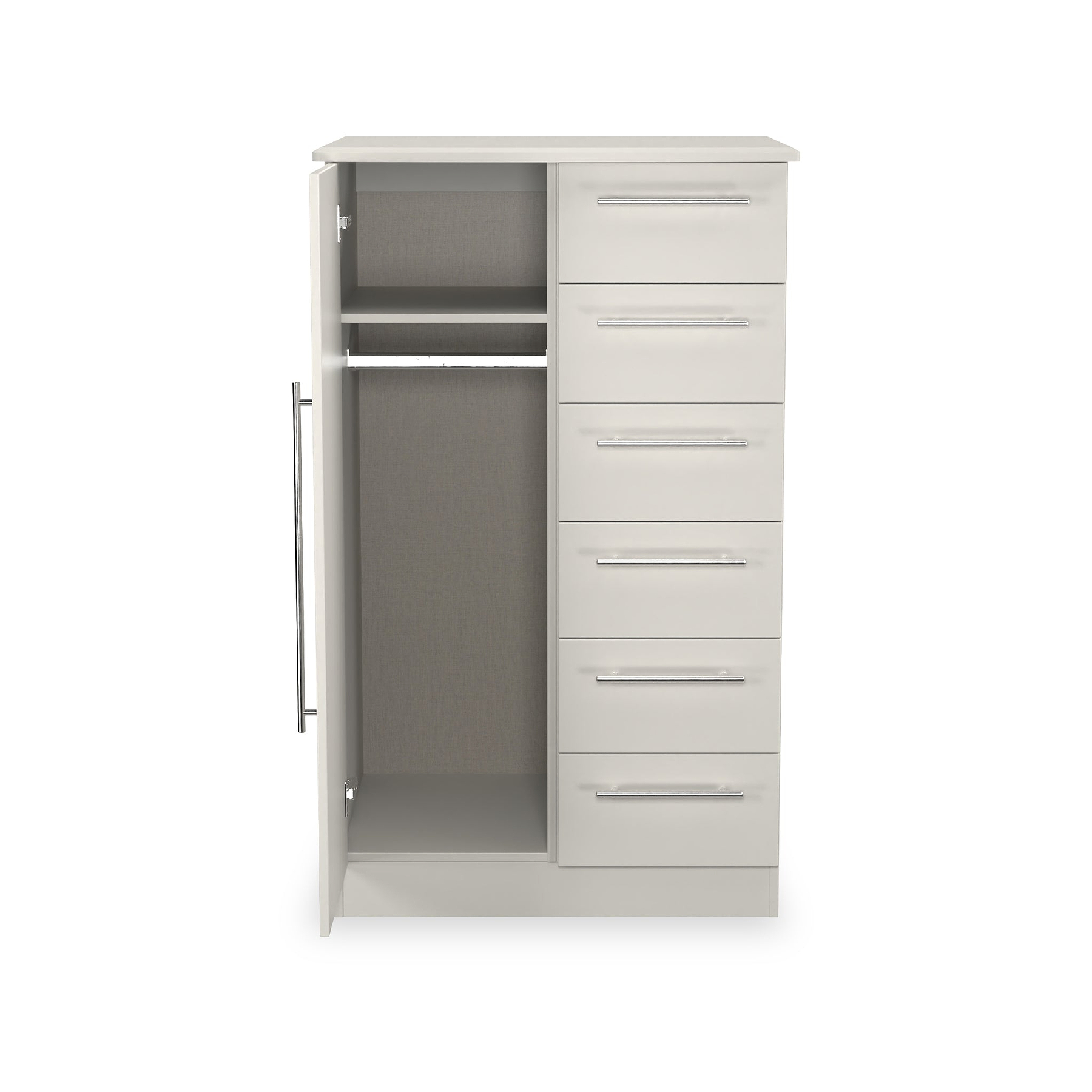 Bramwell Childrens Wardrobe Grey from Roseland Furniture