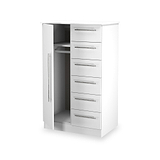 Bramwell Childrens Wardrobe White from Roseland Furniture