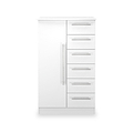 Bramwell Childrens Wardrobe White from Roseland Furniture
