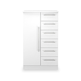Bramwell Childrens Wardrobe White from Roseland Furniture