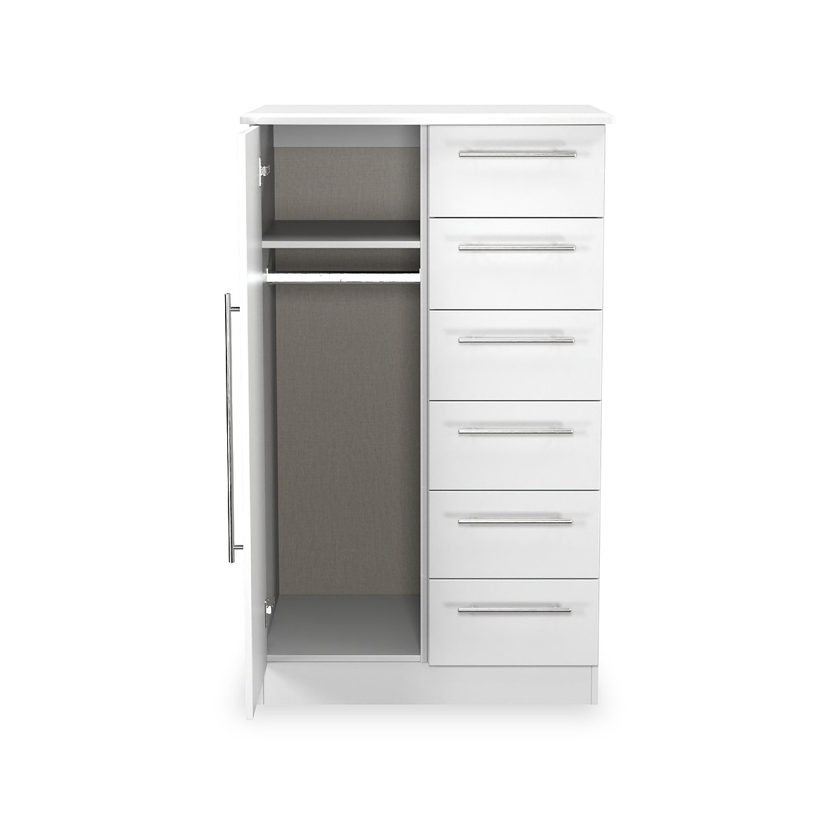 Bramwell Childrens Wardrobe White from Roseland Furniture