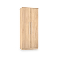 Bramwell Double Wardrobe Oak from Roseland Furniture