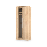Bramwell Double Wardrobe Oak from Roseland Furniture