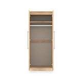 Bramwell Double Wardrobe Oak from Roseland Furniture