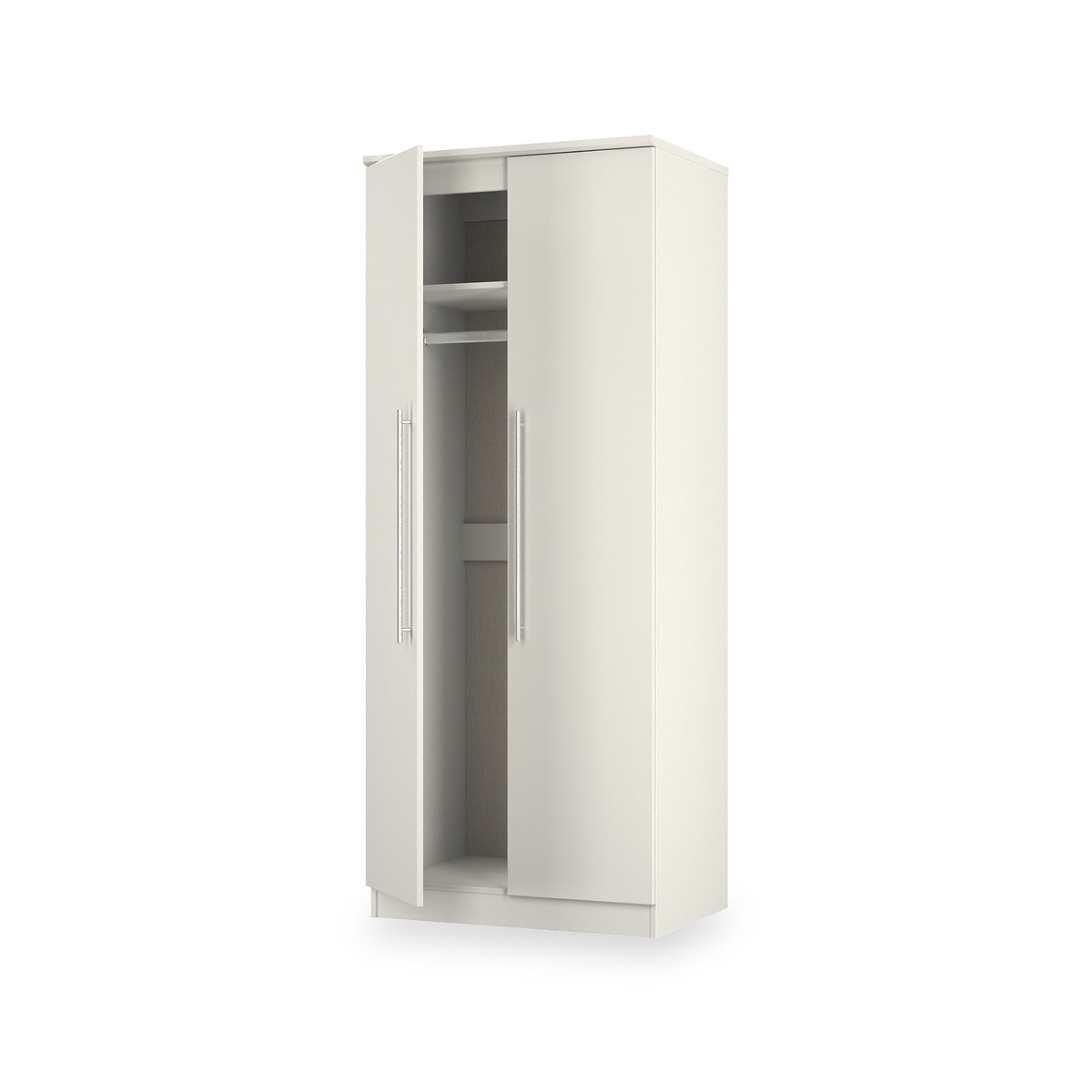 Bramwell Double Wardrobe Grey from Roseland Furniture