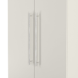 Bramwell Double Wardrobe Grey from Roseland Furniture