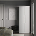 Bramwell Double Wardrobe Grey from Roseland Furniture