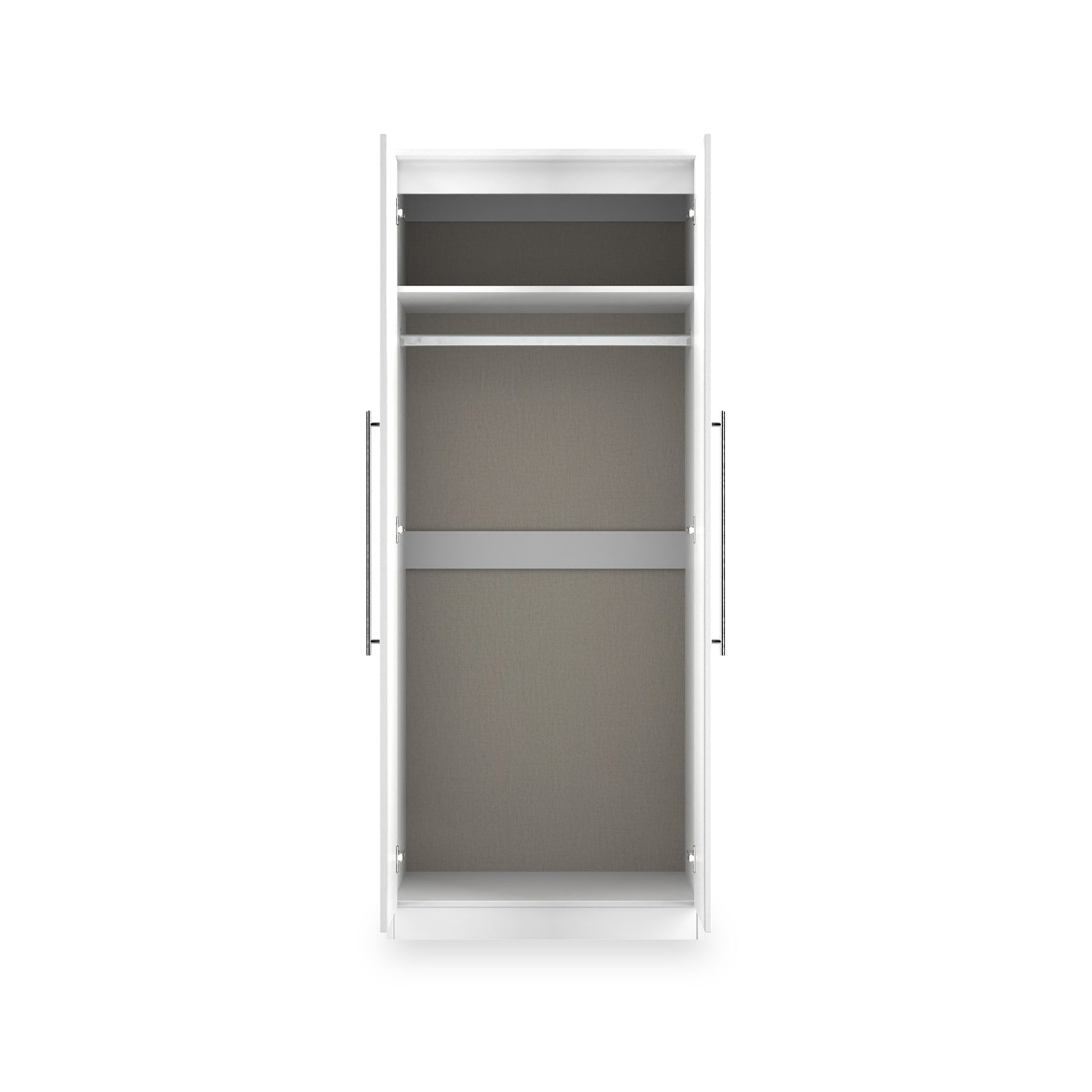 Bramwell Double Wardrobe White from Roseland Furniture