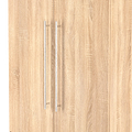 Bramwell Double Wardrobe w Drawers Oak from Roseland Furniture