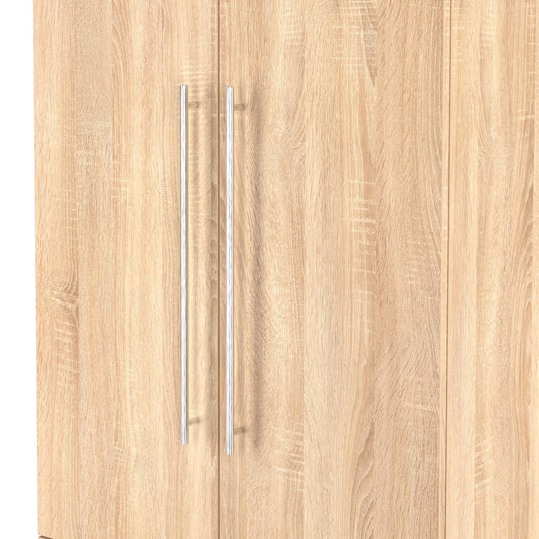 Bramwell Double Wardrobe w Drawers Oak from Roseland Furniture