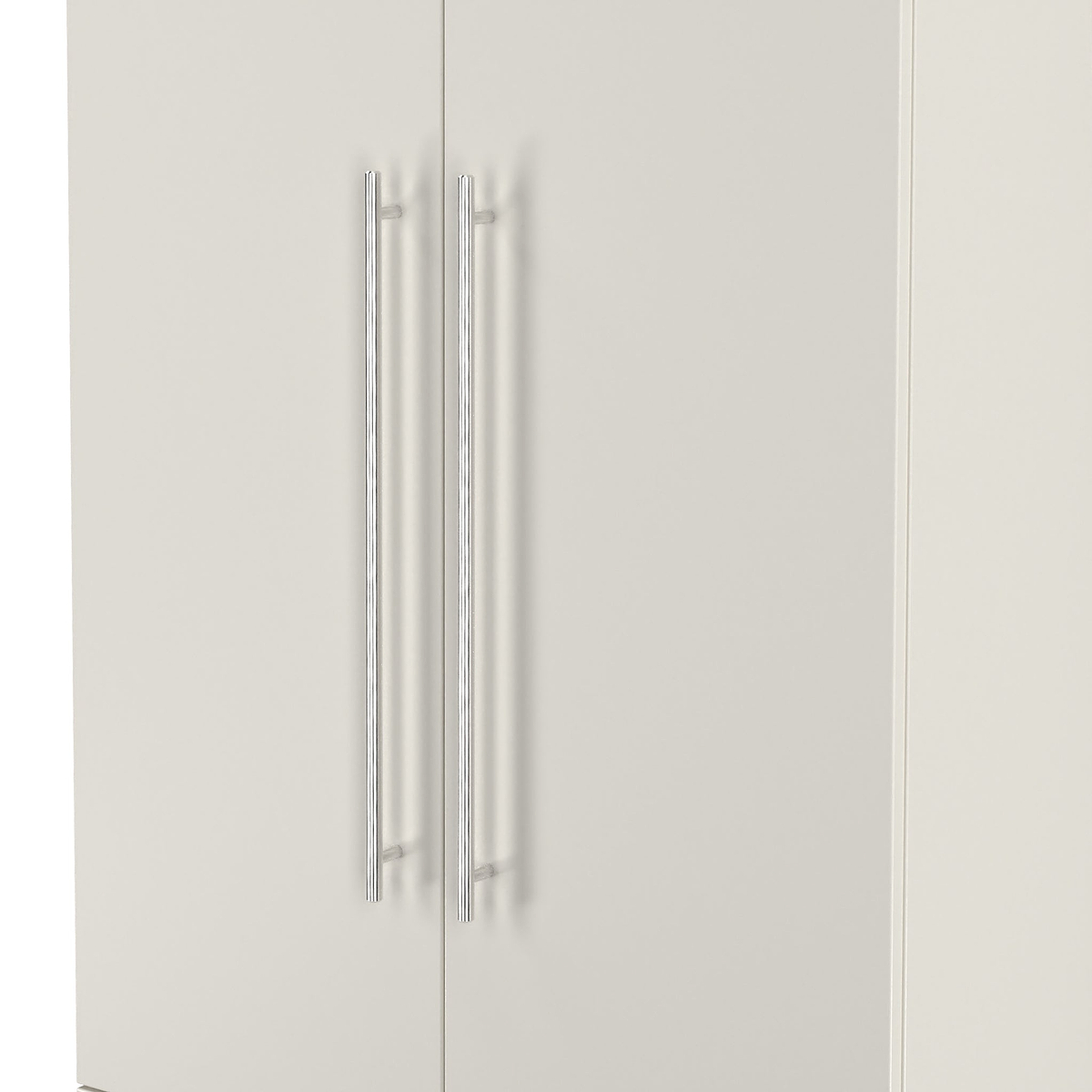 Bramwell Double Wardrobe w Drawers Grey from Roseland Furniture