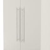 Bramwell Double Wardrobe w Drawers Grey from Roseland Furniture