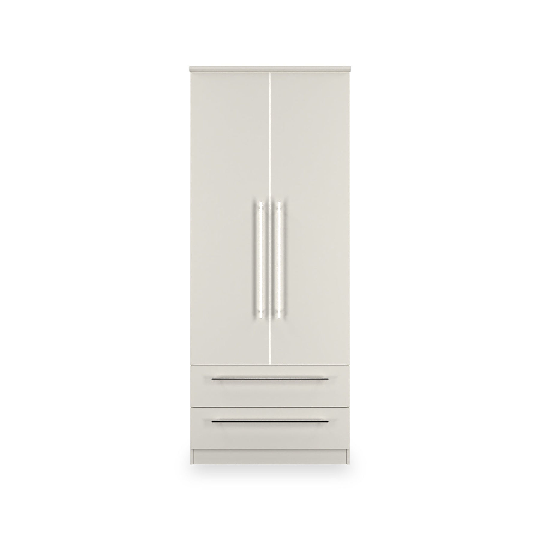 Bramwell Double Wardrobe w Drawers Grey from Roseland Furniture