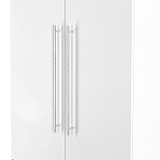 Bramwell Double Wardrobe w Drawers White from Roseland Furniture