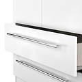 Bramwell Double Wardrobe w Drawers White from Roseland Furniture
