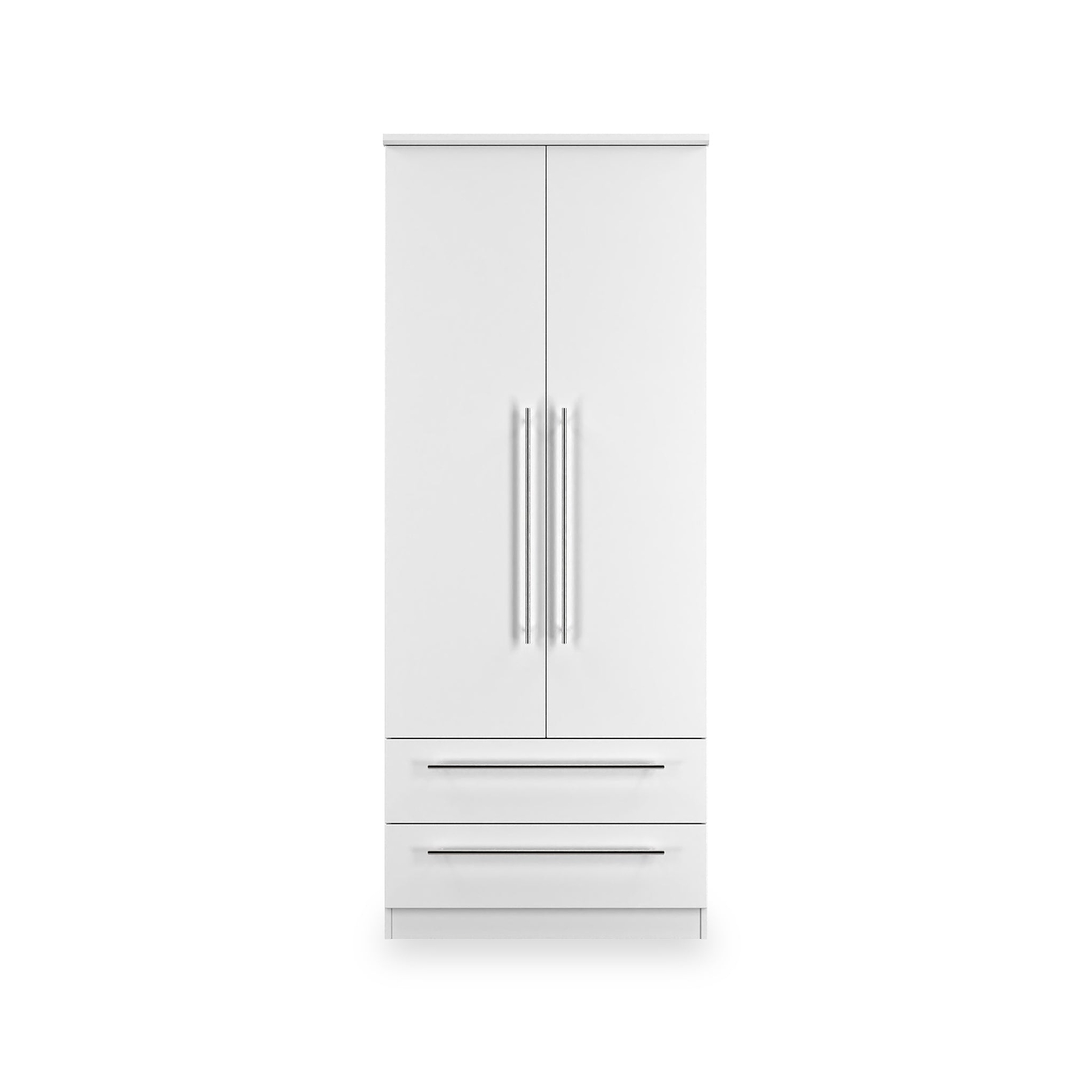 Bramwell Double Wardrobe w Drawers White from Roseland Furniture